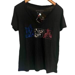 Pokemon Center Exclusive Legendary Birds Black T-Shirt Articuno Zapdos Moltres